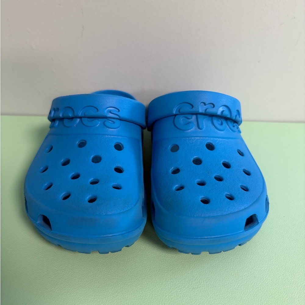 Crocs Blue Sandals, Boy Size 12 Clog Shoes, Kid Sandals, Kid Clogs